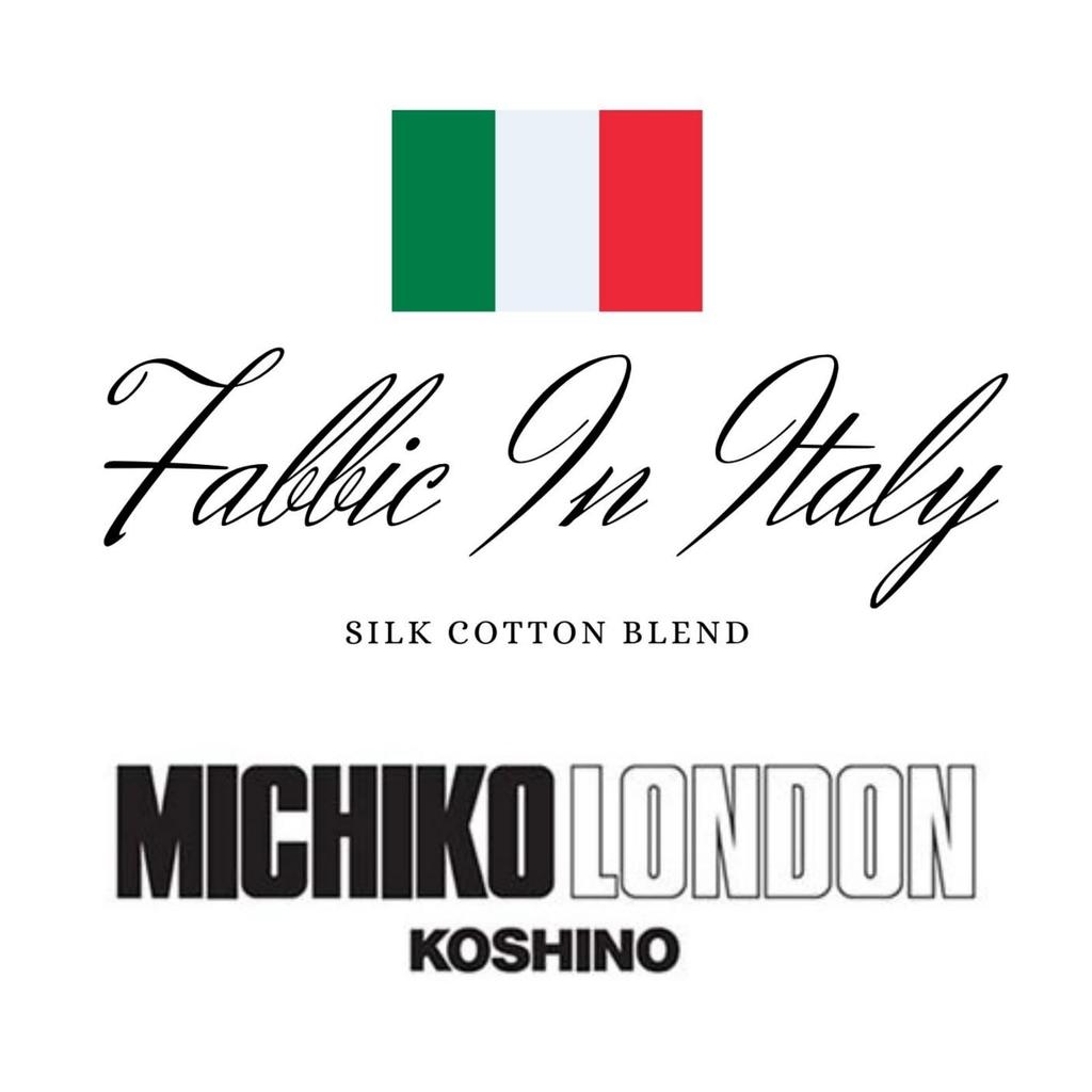 [Michiko London] Фирменный галстук, В комплекте подарочная коробка, Итальянская ткань, Сделано в Японии, Узор пейсли, Шелковый хлопок, Подарок, Презент, МужскойЖенский, Унисекс,