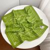 Ethnic style cashew flower printing 111 pure cotton silk scarf women's summer sunscreen neck protection versatile small square scarf scarf decoration
