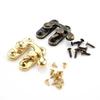 10pcs 32*27mm Antique Bronze Iron Padlock Hasp Hook Lock for Mini Jewelry Wooden Box