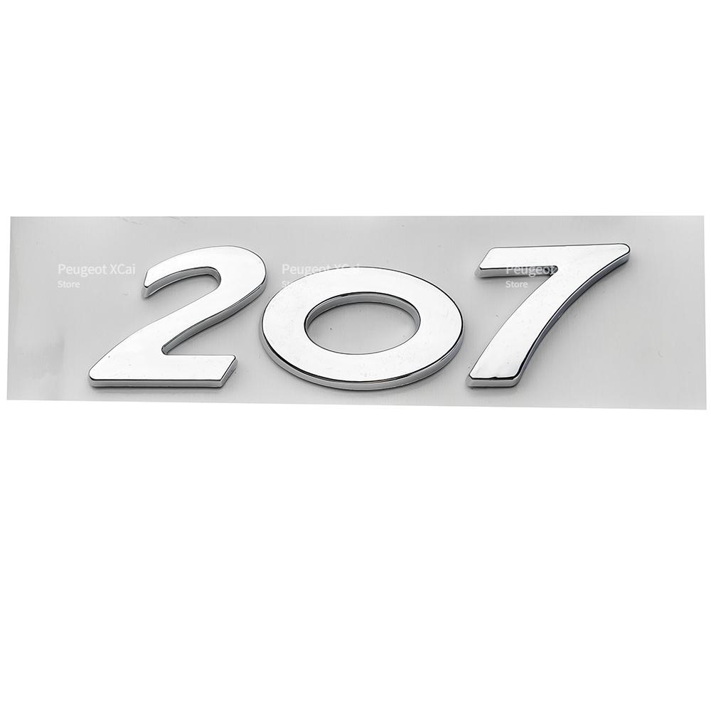 Akpsw6 3D ABS Наклейка-значок с номером на задний багажник для Peugeot 206 207 301 307 308 408 508 Автоаксессуары Поставляется с клейкой основой