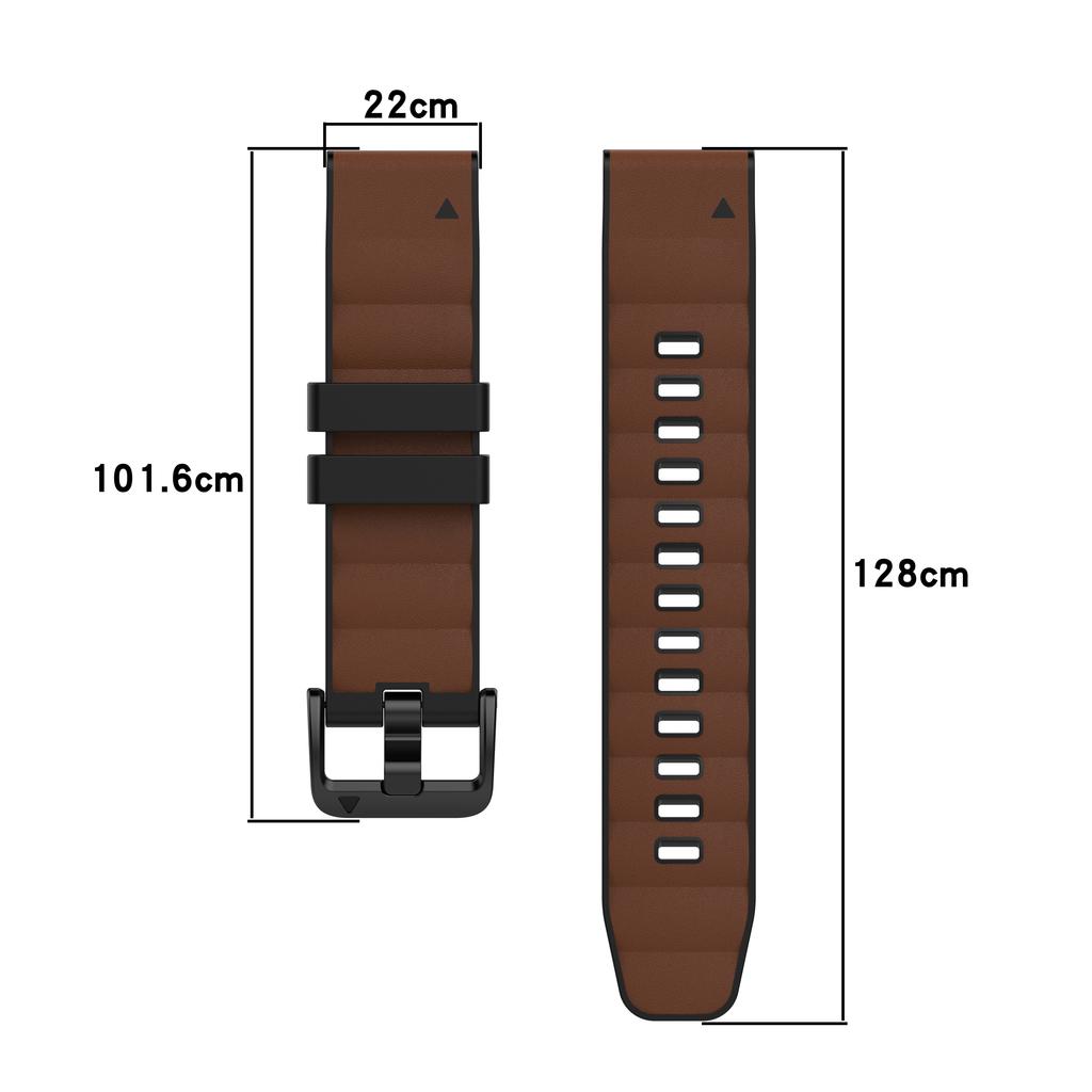 QuickFit 22mm 26mm Leather+Silicone Strap For Garmin Fenix 8 47mm 51mm 7 7X 6 6X 5 5X Plus Enduro 3 Tactix 9 Forerunner 965 955 970 Nylon Band