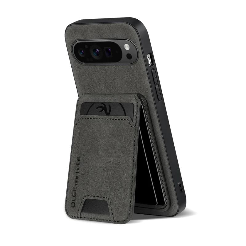 Новый мягкий TPU однотонный кожаный кошелек с отделением для карт, противоударный чехол для телефона Google Pixel 9 8 7 Pro XL 9A 8A 7A, задняя крышка