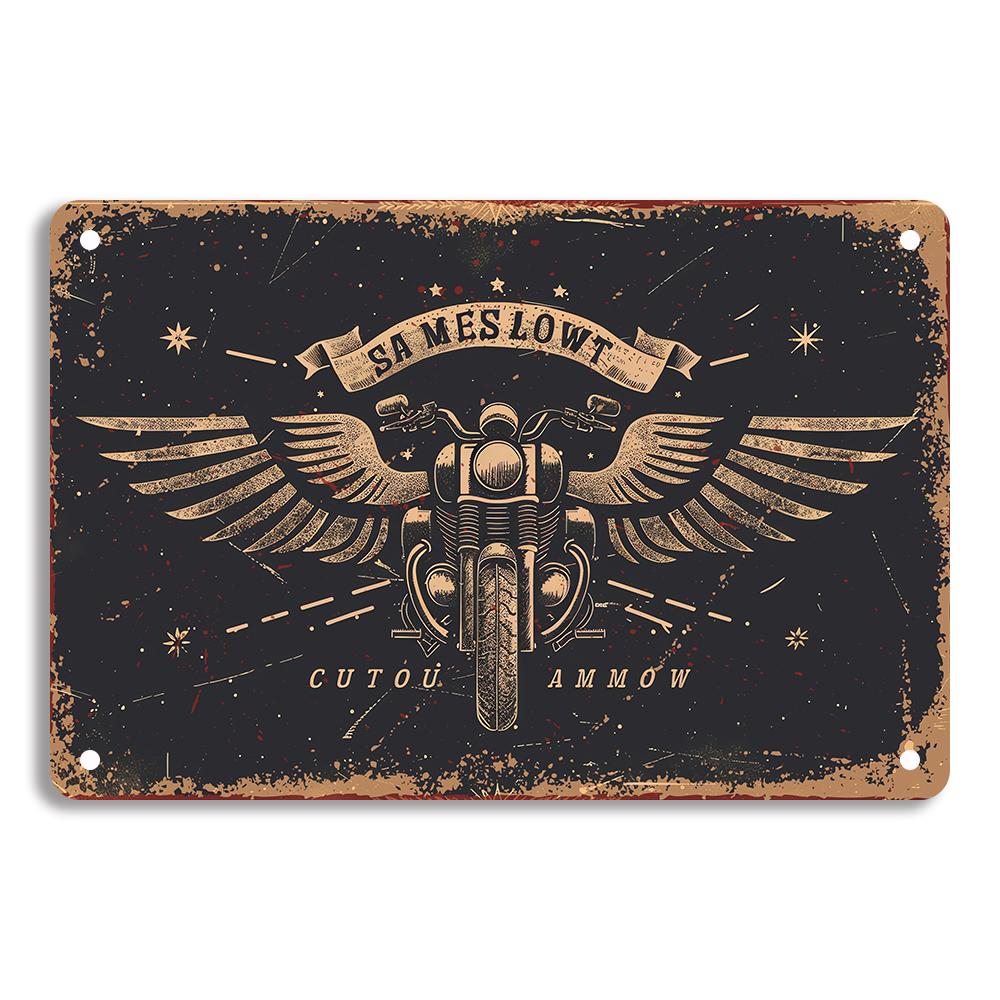 Vintage  Motorcycle  Metal Tin Signs Poster Plate Wall Decor for Home Bars Garage Cafe Clubs Retro Posters Plaque