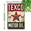 Винтажный металлический плакат Texaco Красная Звезда Масло Ретро Декор Стены Бара Вывеска