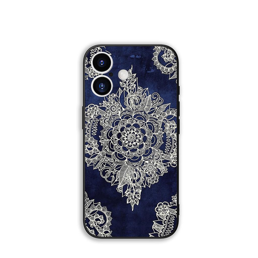 for Samsung Galaxy A55 A54 A25 A36 A17 A26 A35 A33 A34 A14 A37 S9 S20 S21 FE S10 Plus Case Floral Paisley Mandala Flower Texture
