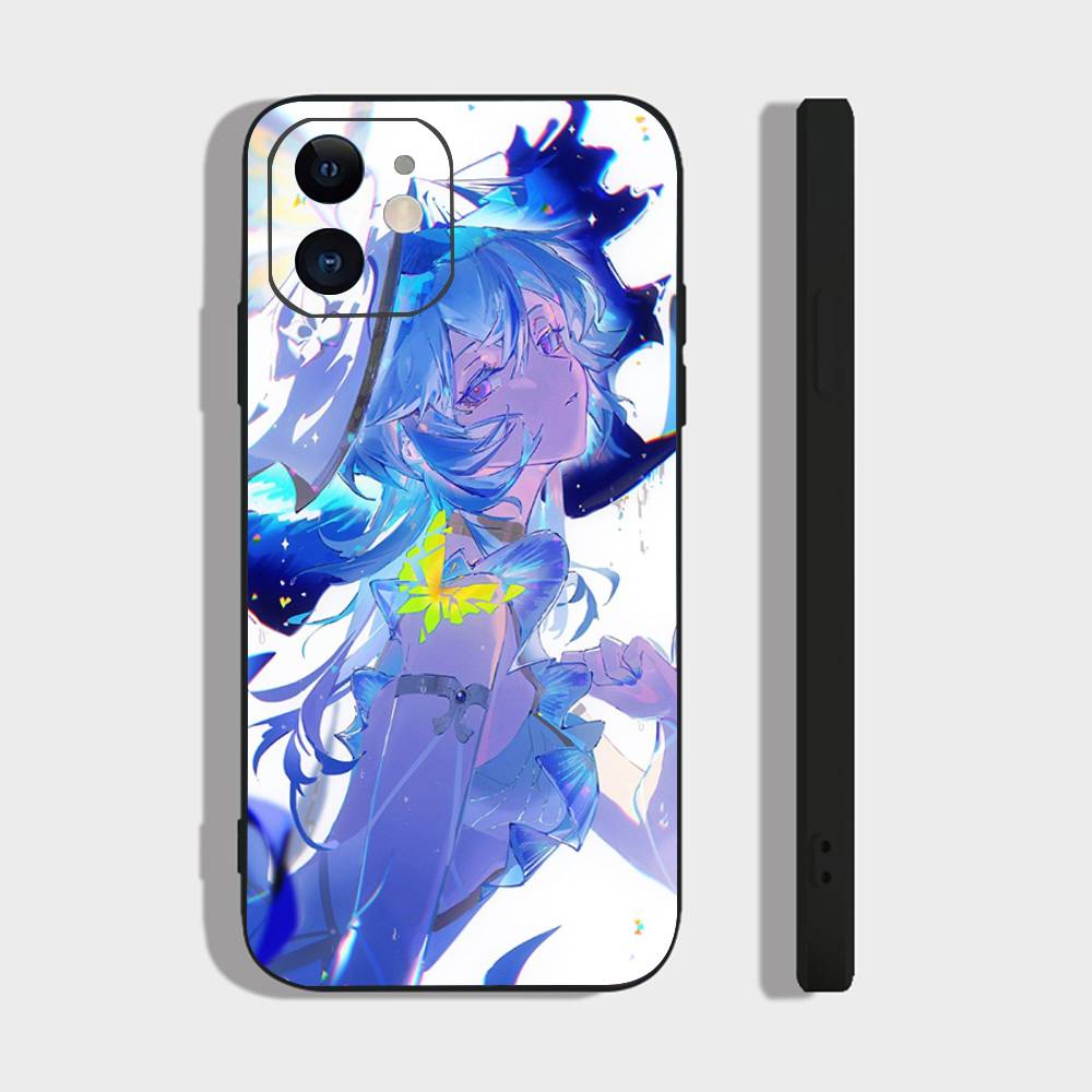 The Shorekeeper Game W-Wuthering Waves Phone Case For IPhone 17 Air 16 15 14 13 Pro Max 11 12 Black Silicone Cover