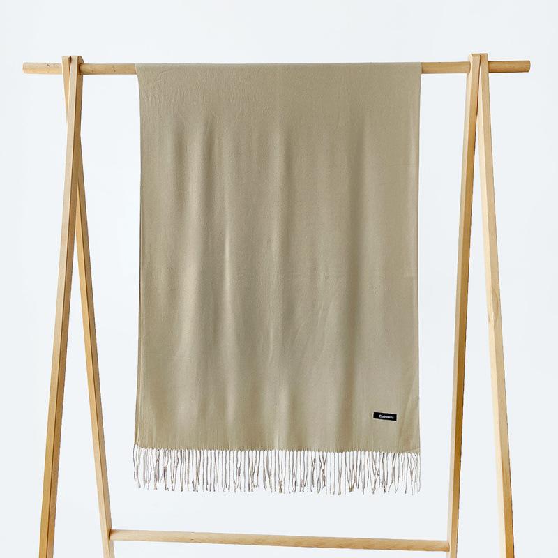 Wholesale autumn and winter warm scarf cashmere solid color gift scarf shawl new imitation cashmere scarf women