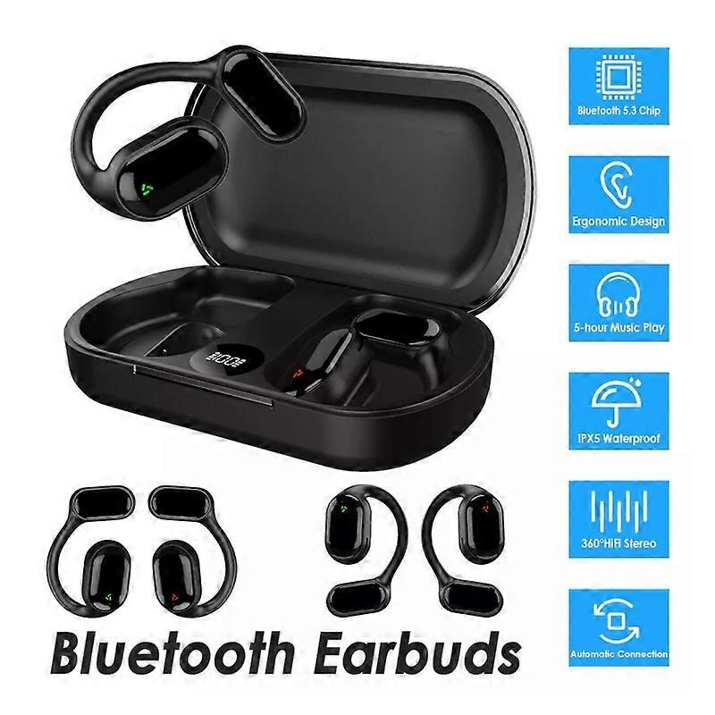 Sweatproof Wireless Bluetooth Earphones Headphones Sport Gym Earbuds