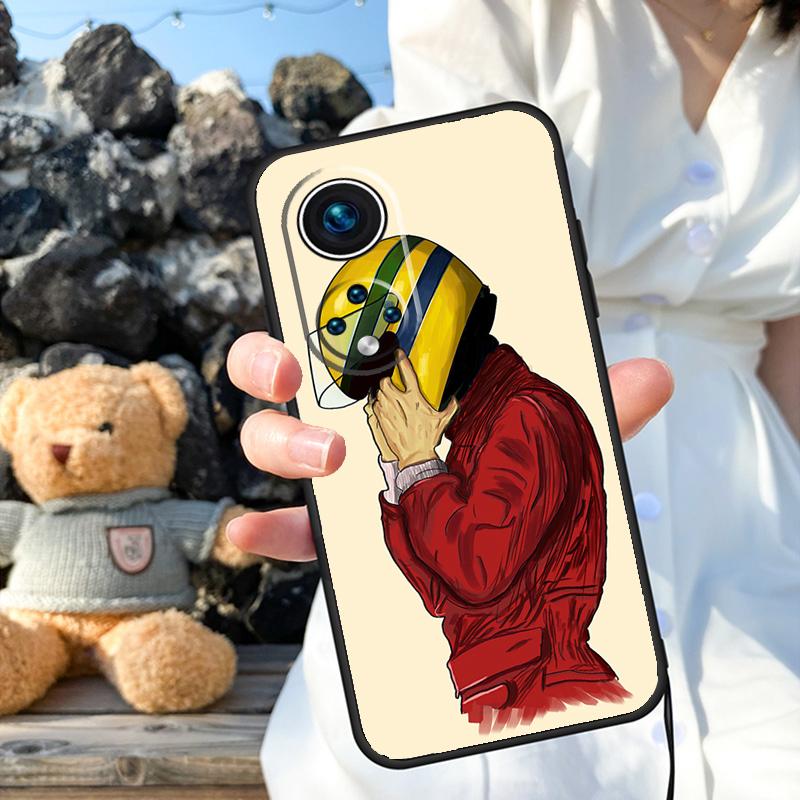 Чехол Ayrton Senna F1 для Honor X8a X9a X6a X7a X6 X7 X8 X9 X9b X8b Honor 70 50 90 Lite Magic 5 6 Pro