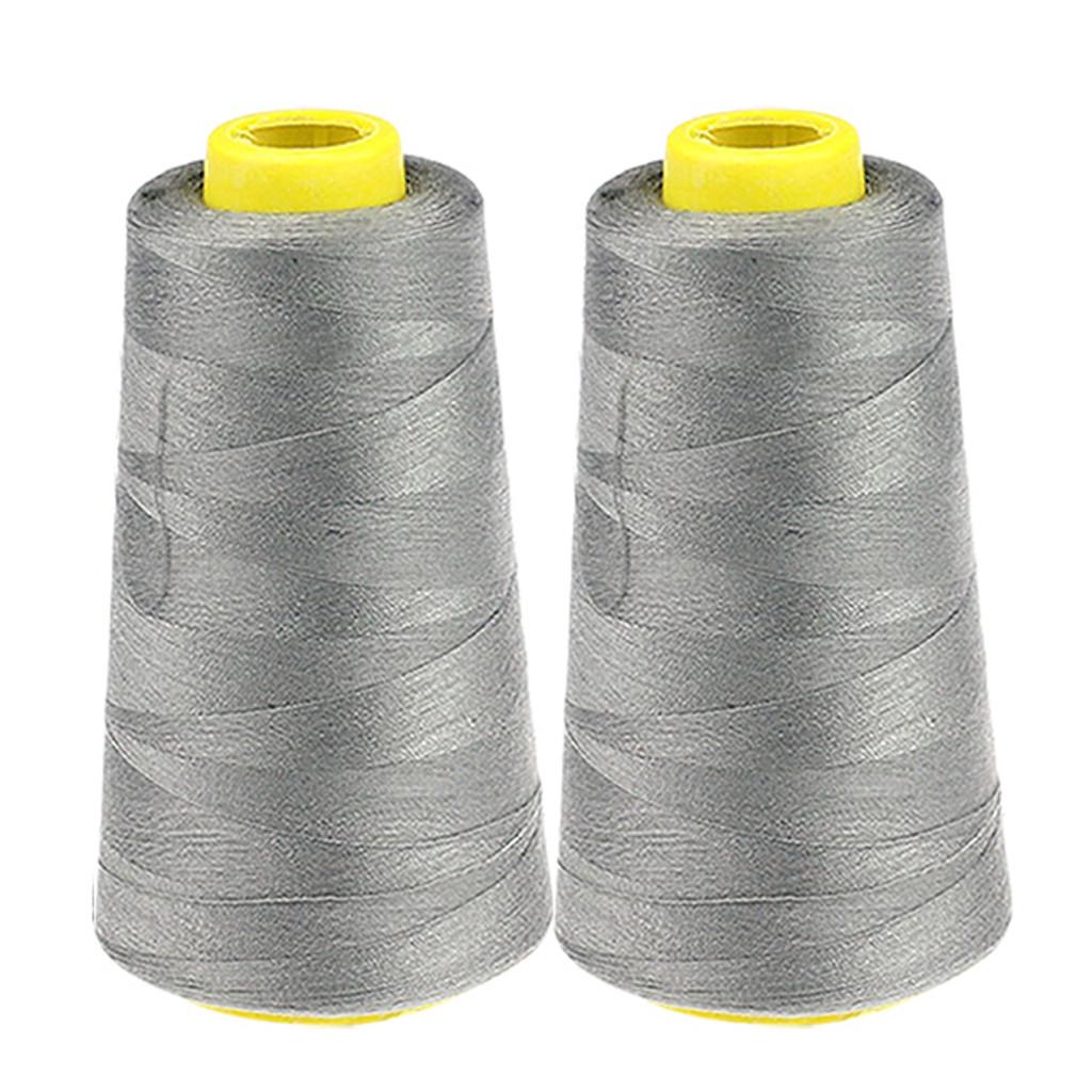 Household Color Polyester Sewing Thread Pagoda Thread 2PC 2300 Yards