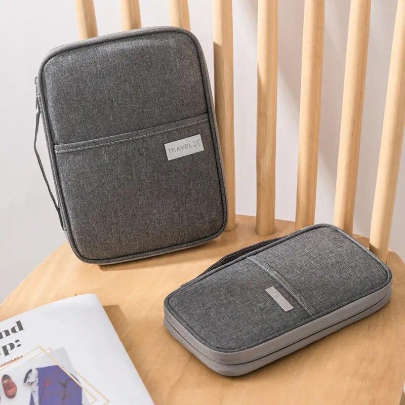 1 шт. Портативная дорожная сумка для самолета, водонепроницаемая, высококачественная, деловая, паспортная сумка, многофункциональное катионное хранилище документов