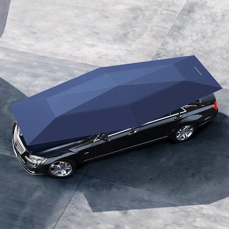 Car Sunshade Umbrella Sunscreen Tent Home Courtyard Parking Lot Fully Automatic Car Sunshade Umbrella Mobile Car Tent Parts