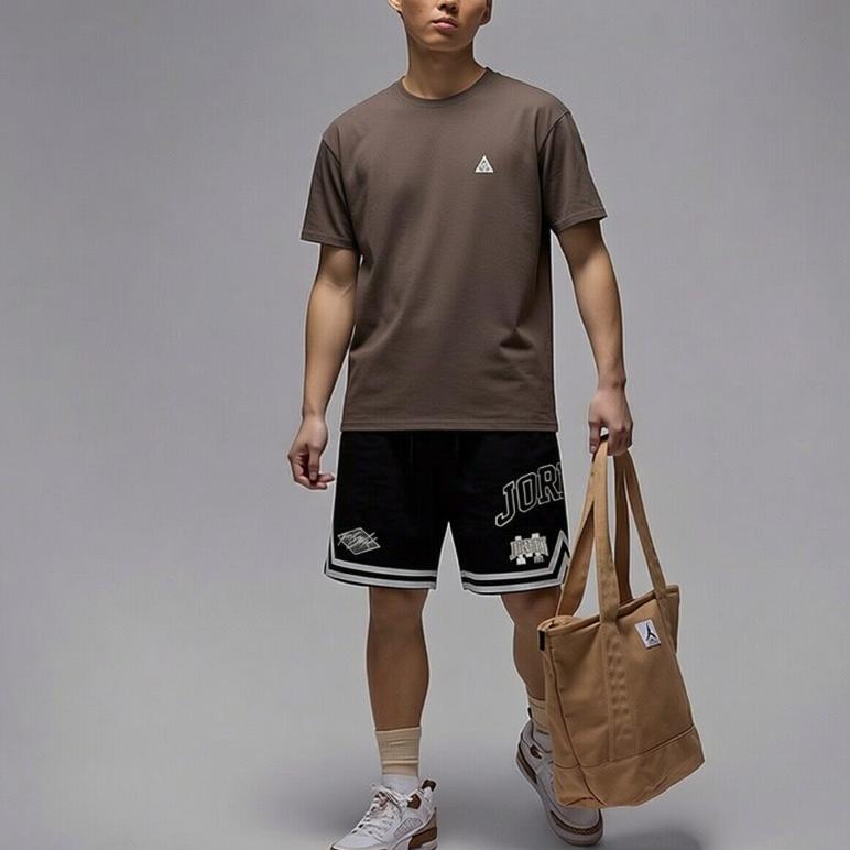 Nike Мужская футболка-пуловер с круглым вырезом и коротким рукавом серия ACG DC5357-004