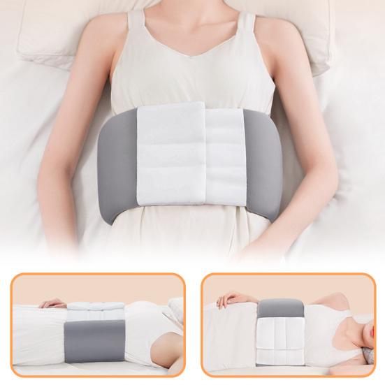 Sleeping Lumbar Support Pillow 360 Degrees Wrap Around Adjustable Lumbar Support Cushion Lower Back Sciatic Nerve Pain Relief Soft Silk Cotton Waist