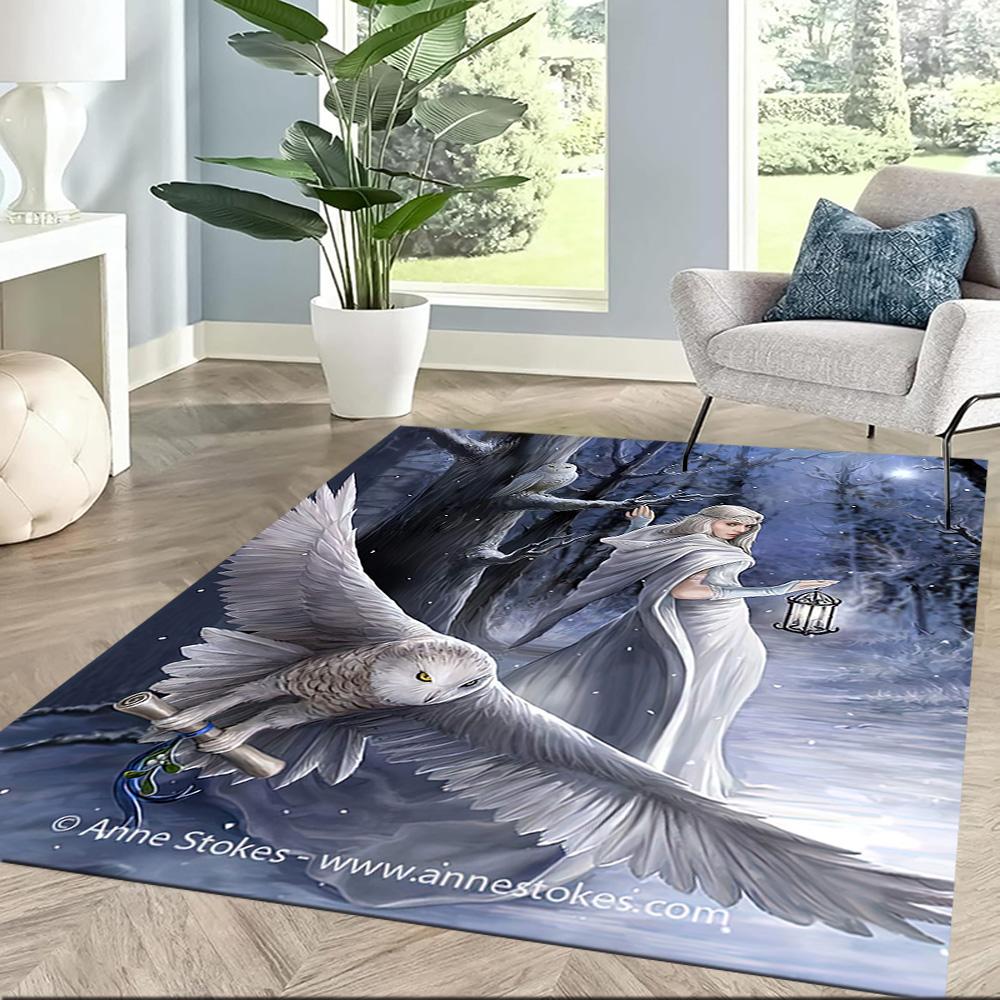 Gothic Style Floor Rug Office Rug Perfect for Foyer Game Room Kitchen Living Rooms Anti-slip Rug Office home decor Perfect Gift for Women/Men