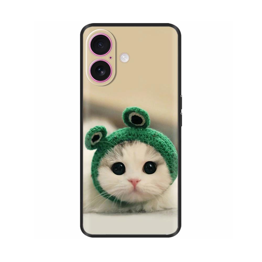 Чехол для Apple iPhone 16 16 Pro Max Plus Сердце Бабочка Полная Защита Мягкий Жидкий Силикон Чехол для iPhone 16 Plus Pro Max