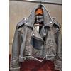 Pu Faux Leather Jacket Woman Chic Vintage American Spring Street Wear Short Lapel Zipper Belt Biker Coats Fashion Streetwear Plus Size
