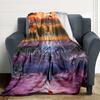 Fantasy World Reflection Blanket Soft Throw Blanket For Home Bedroom Bed Sofa Travel Office Solid Christmas Blanket