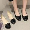 Женские туфли на плоской подошве, новые весенне-осенние удобные нескользящие туфли-лоферы на плоской подошве, женские элегантные модные кроссовки с бантом, женские кроссовки Zapatos De Mujer