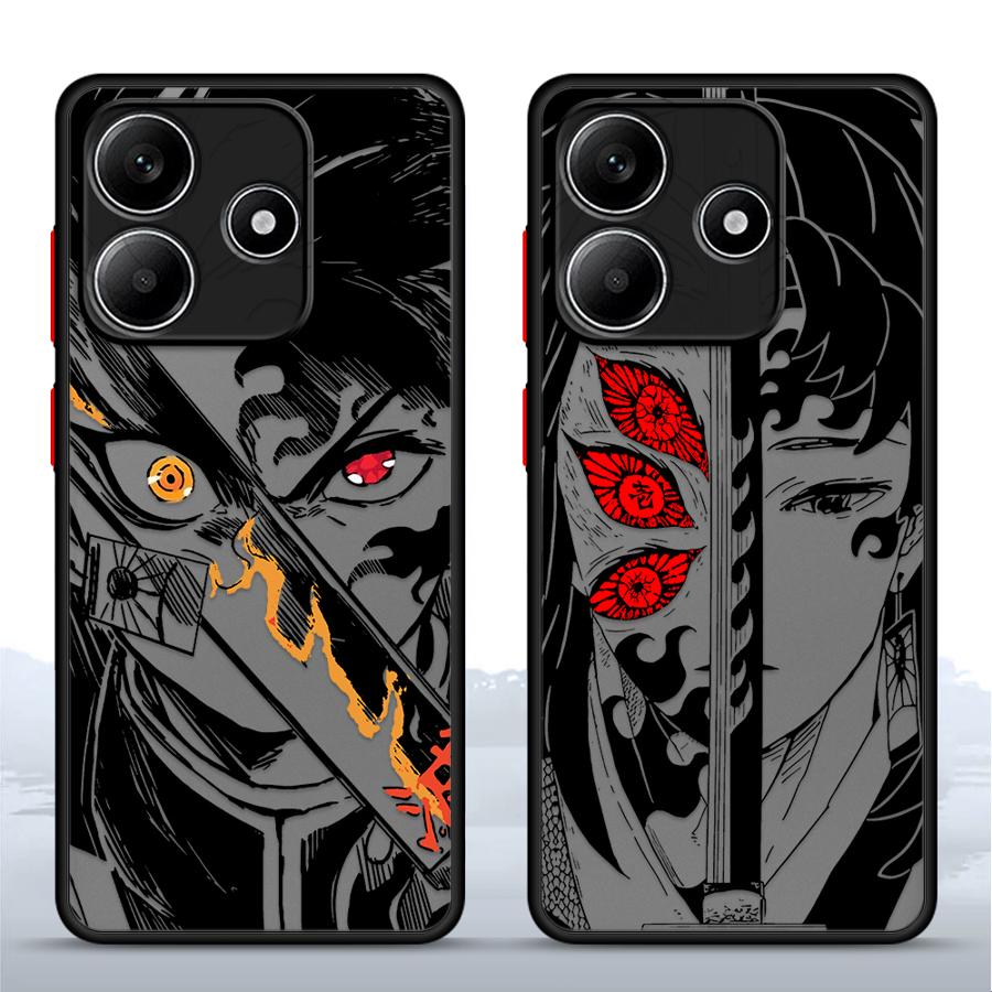 Горячий чехол с аниме Д-емон Убийца для Xiaomi Redmi Note 14 11 14C A4 13C 10 9S 12 13 Pro Plus Funda Задняя крышка телефона
