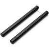 Machined Straight Bar for Separate Handles Set of 2 Handle Diameter 22.2mm Black 69463