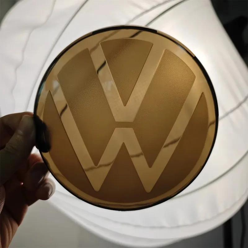 Для VOLKSWAGEN VW ACC Совместимые Черные Глянцевые Накладки на Передний и Задний Логотипы для VW Golf MK6 / 7 / 7.5 / 8 | Плоская Накладка на Шильдик Легкая Защелка