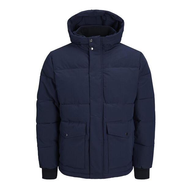 Зимняя куртка Jack&Jones 12236040, темно-синяя, стандартный крой