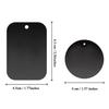 4Pcs Round Rectangle Mobile Phone Magnetic Car Mount Holder Metal Plate Sticker