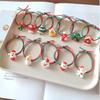 2024 Christmas Santa & Reindeer Hair Ties - High Elasticity (2-Pack)