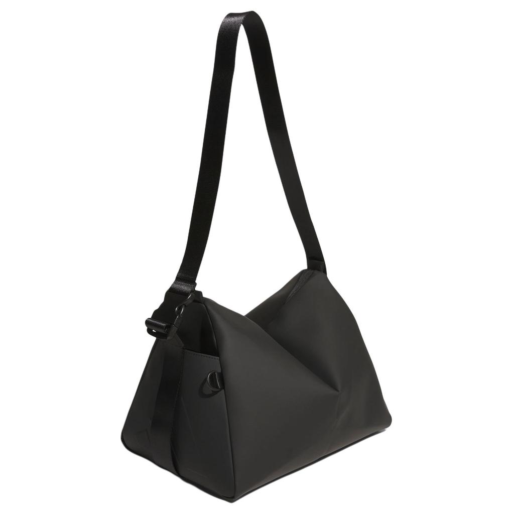 Adidas Полиуретановая наплечная сумка сумка-кроссбоди сумочка унисекс черная Adidas JX5477