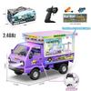 1/16 Радиоуправляемый фургон Грузовик 2.4G 5-канальный Мини RC Автомобиль Детские Игрушки Радиоуправляемые Фургоны с Мороженым Транспортные Машины со Светом