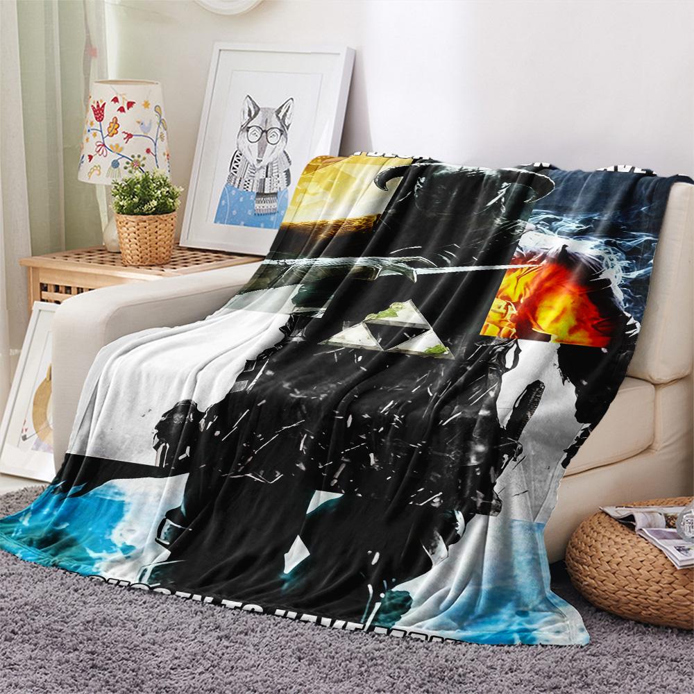 The Elder Scrolls Print FlAannel Blanket, High quality Comfortable for All Seasons, Home Decor, Warmth and Comfort