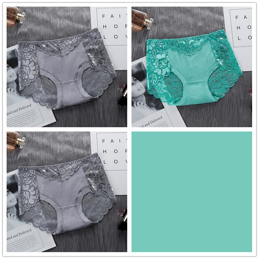 Сексуальные трусики средней талии, кружевное женское нижнее белье, утягивающее бедра, женское нижнее белье, треугольные трусики