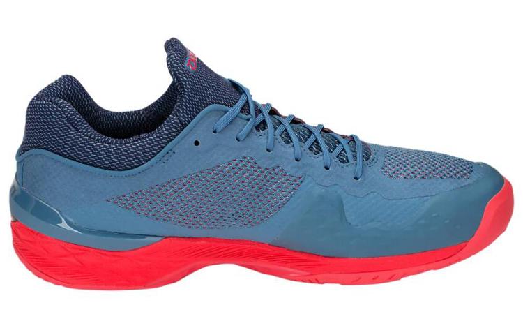 Мужские кроссовки Asics Court FF Устойчивые к истиранию Дышащие Низкие Беговые кроссовки Унисекс Синие