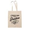 Tote Bag - PLANETEE - J'peux Pas Minimaliste - Beige - Coton Fairtrade 180 G/m² - Contenance 10 L