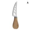 1Pc  Steel Stainless Cheese Knives With Bamboo Wood Handle Cheese Slicer Cheese