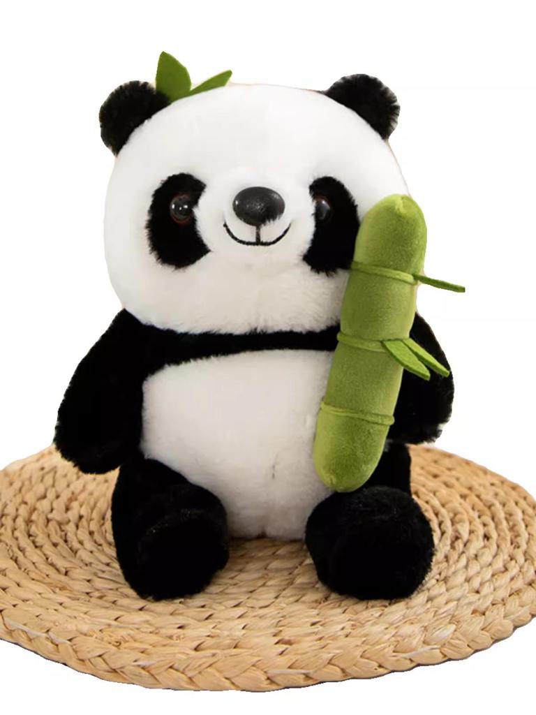 Мягкая игрушка-тряпичная кукла «Бамбуковая панда» — небольшой подарок на день рождения или подушка-украшение для автомобиля