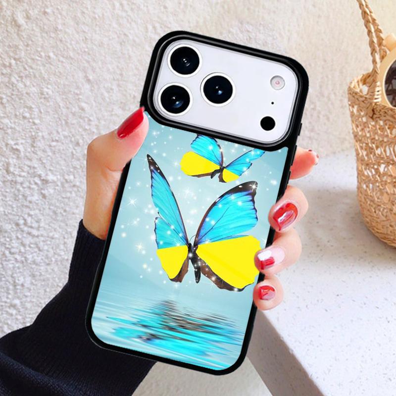 Чехол для телефона с флагом Украины в форме сердца для iPhone 17 Air 16 15 14 13 12 11 Pro Max Plus