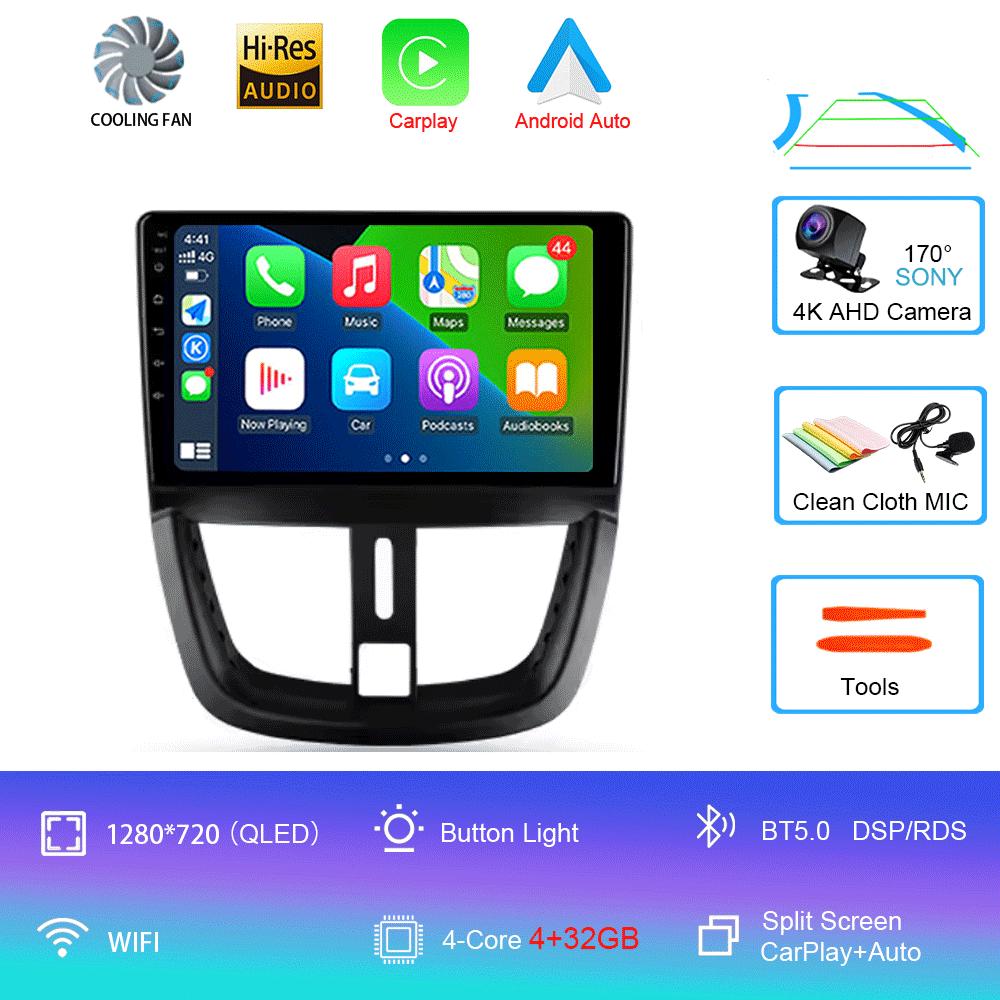 Android 14 Для Peugeot 207 2006 - 2015 Автомагнитола Мультимедийный Видеоплеер Навигация GPS Нет 2din 2 din dvd