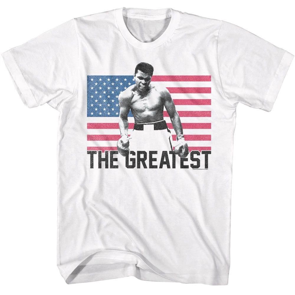 Muhammad Ali Flag The Greatest White Icon Children's T-shirt