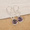 Серьги с аметистом, ювелирные изделия из драгоценных камней, серьги из цельного серебра 925 пробы, подарок для женщин, серьги ручной работы