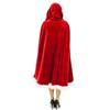 Christmas Cloak Women Hooded Ponchos Jacket Long Adult Kids Thick Warm Xmas Cape Party Costume Women's Clothing