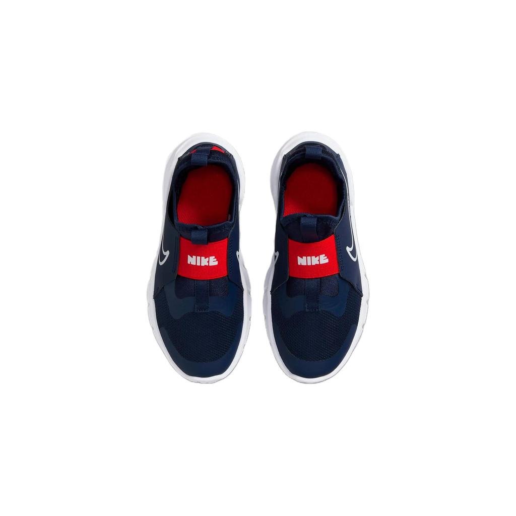 Nike Flex Runner 2 PS Midnight Navy Picante Красные детские кроссовки Синий Белый DJ6040-403
