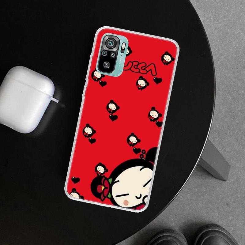 Cute Cartoon Pucca Garu Phone Case Cover for Xiaomi Redmi Note 15 14 13 12 11 Pro Plus 14S 12S 11S 11T 11E 10S 10 Customized Fun