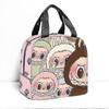 Tote Insulated Cooler Bag Cartoon LabuBu Animated Thickened Aluminum Foil Large Capacity Lunch Bag