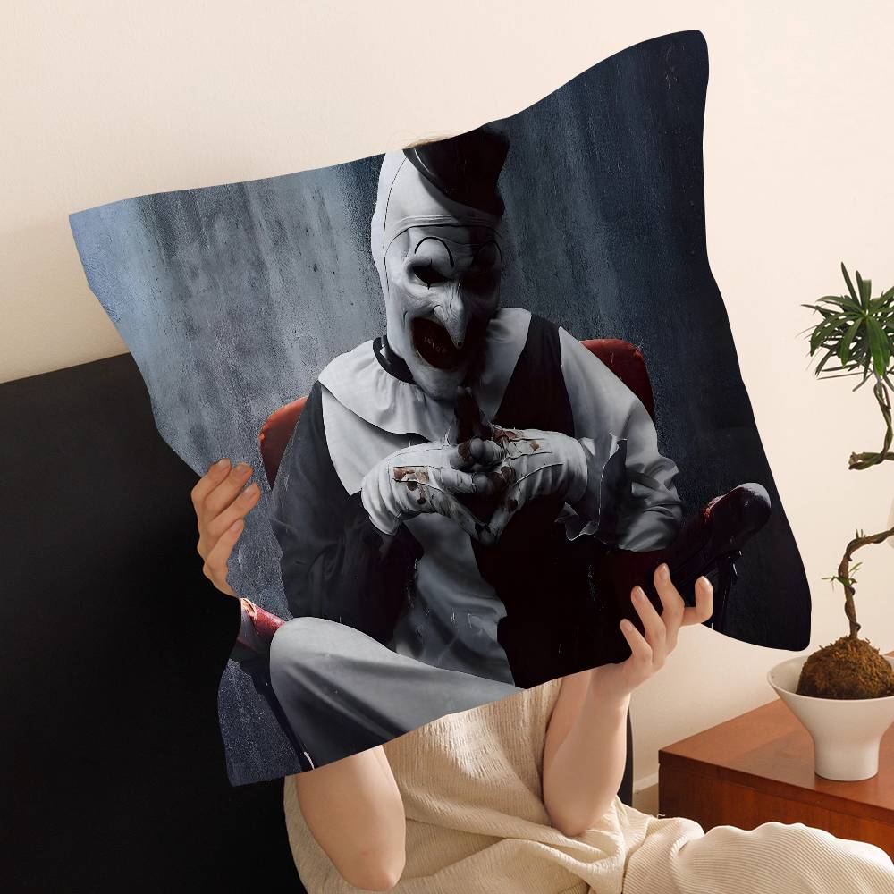 Film Funny TTerrifier Horror pillow cover sofa cushion cover home room decoration children gift
