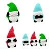 1/3Pcs 3D Printed Christmas Gnome Ornament No See Hear Speak