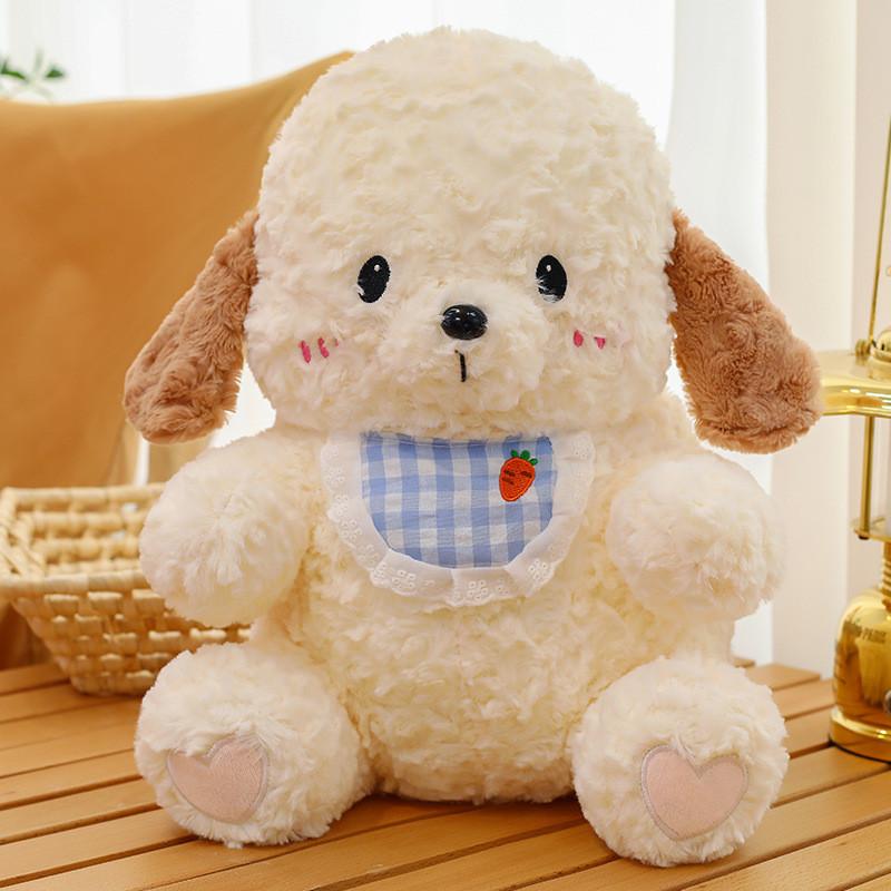 Cat Dog Bib Bear Plush Toy Stuffed Doll Cartoon Bedroom Decoration Gift Kids