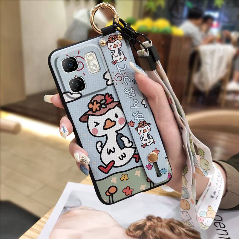 Back Cover Shockproof Phone Case For Infinix Hot50i/Smart9/X6531/X6532 Silicone Ring Anti-knock Waterproof Kickstand