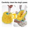 2-in-1 Dog Paw Cleaner Portable Dryer Cup with Absorbent Built-In Towel Machine Washable Pet Foot Washer Paw Cleaning Tool for Mud Dirt Sand Water